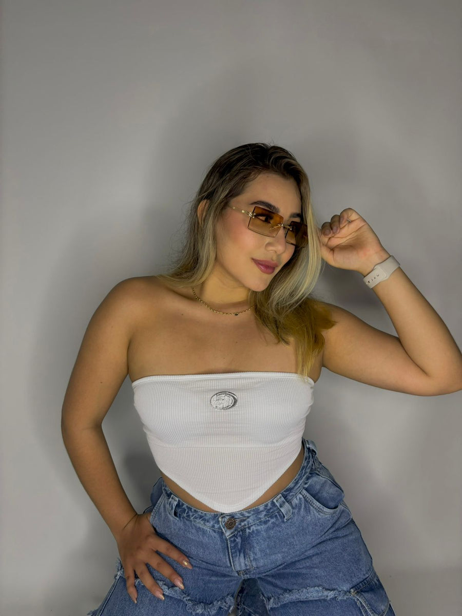 Crop Top Ember, blanco